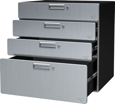 storage with drawers metal